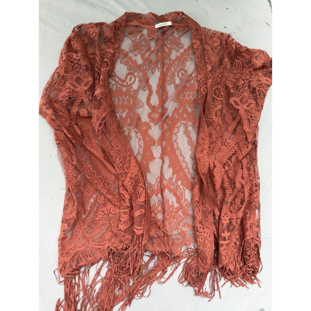 Emerette HJ-10047‎ Polyester Cardigan Pullover Mesh size Medium